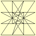 animation of 8 symmetrical order 4 magic lines